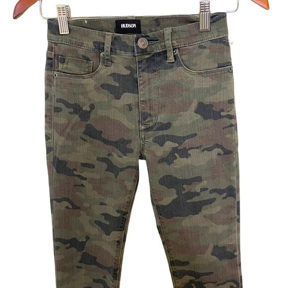 hudson Barbara High Rise Skinny Jeans in Camo - Picture 5 of 13